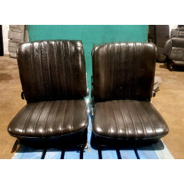 W108 Black leather seats