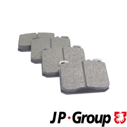 Brake pad set, front, 17.5...